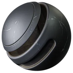 Black metal with dirt/scratch