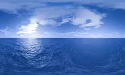 Clear Blue Ocean Daylight