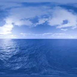 Clear Blue Ocean Daylight