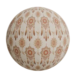 Bohemian style dreamcatcher wallpaper