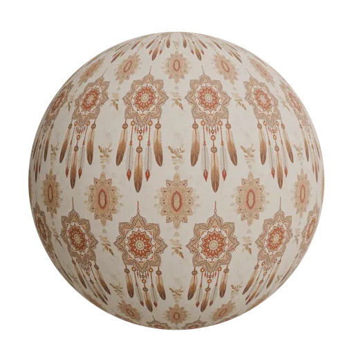 Bohemian style dreamcatcher wallpaper