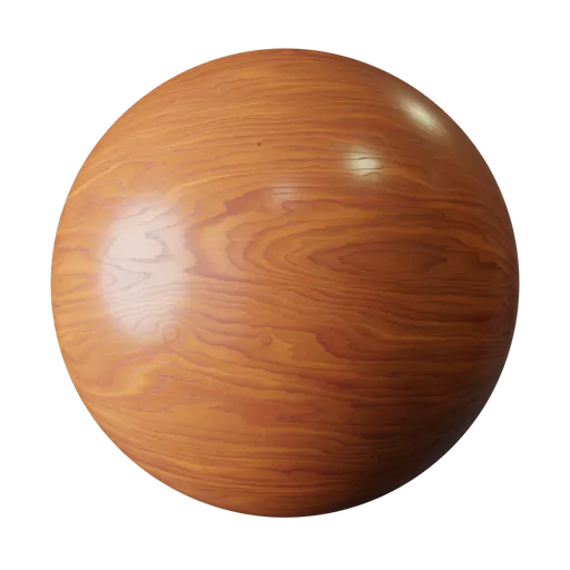 Polished Red Cedar Wood