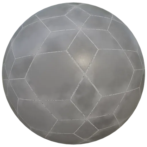 Hexagonal and star shape tile