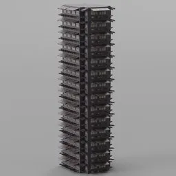 Cyberpunk Apartment Complex