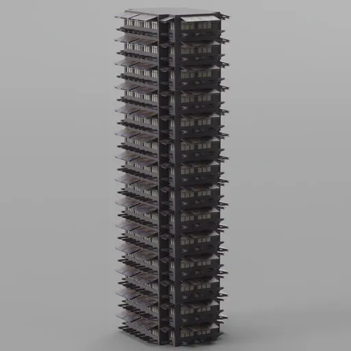 Cyberpunk Apartment Complex