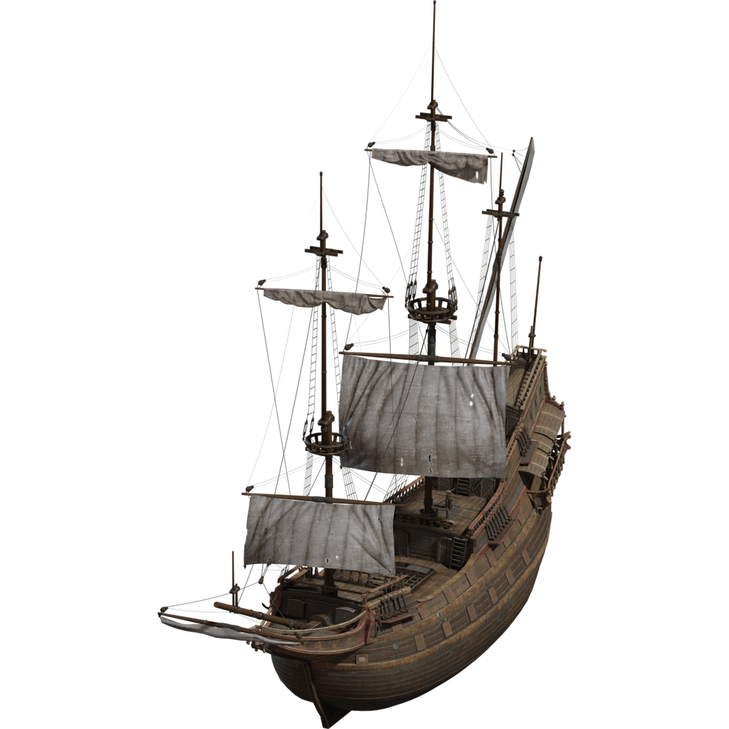 Dutch Ship Large 01 | FREE Ships models | BlenderKit