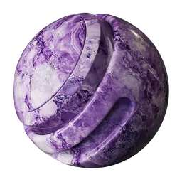 Lilac Cream Marble
