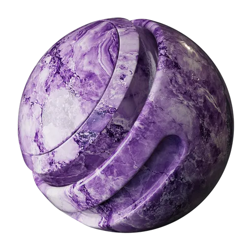 Lilac Cream Marble