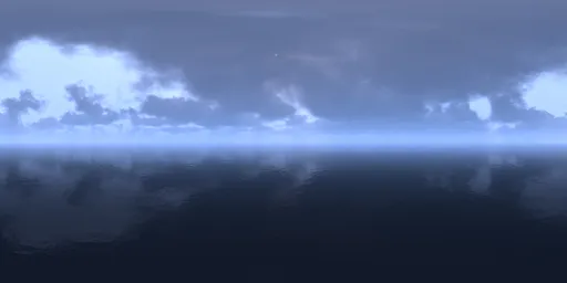 Dark overcast sky