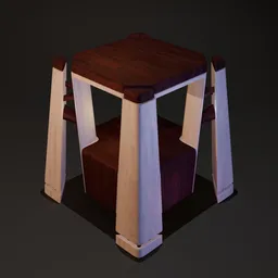 Fractured cuboid coffee table