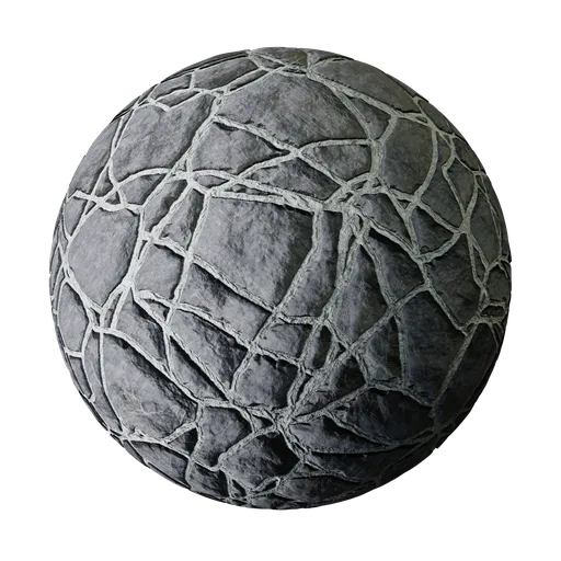 Cracked Stone Pavement
