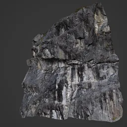 Rocky Mountain Cliff Photoscan