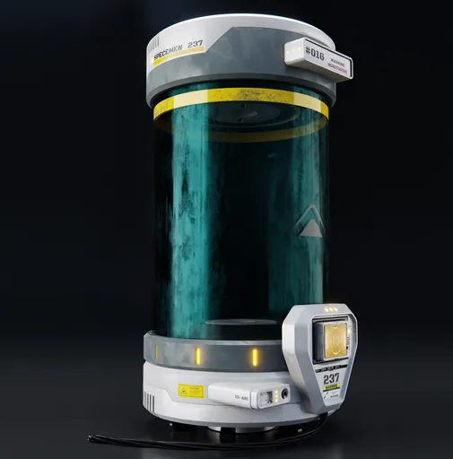 Sci-Fi Embryo Chamber & Isolation Pods