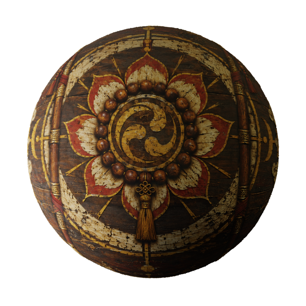 Monk Arcane Wooden Chest | FREE wood materials | Blendkit