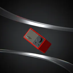 Modern Portable Speaker 3D Scene