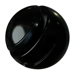 Black Scratched Painted Steel