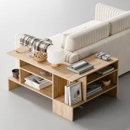 Modern Sofa Side Cabinet Interior Decor