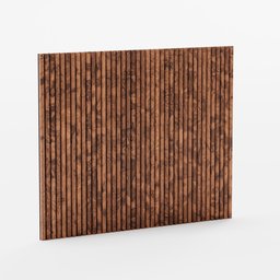 Procedural wooden wall panel