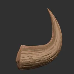 Hooked Smooth Horn