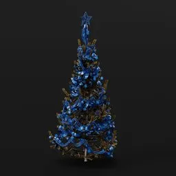 Christmas Tree Yellow Small