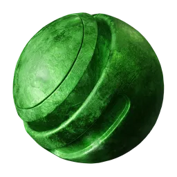 Green Tarnished Metal