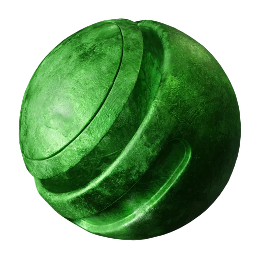Green Tarnished Metal