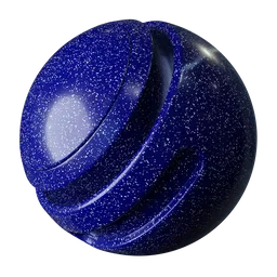 High-detail PBR metal material with speckled alloy texture for 3D modeling, single-node procedural shader configuration.