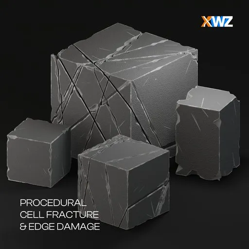 Procedural Cell Fracture & Edge Damage