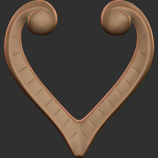 ER_Ornament Brush Heart