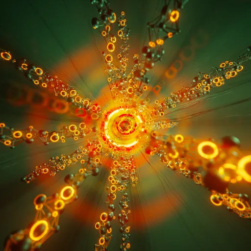 Abstract Sci-Fi Energy Vortex