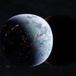 Realistic Blue Planet Atmosphere
