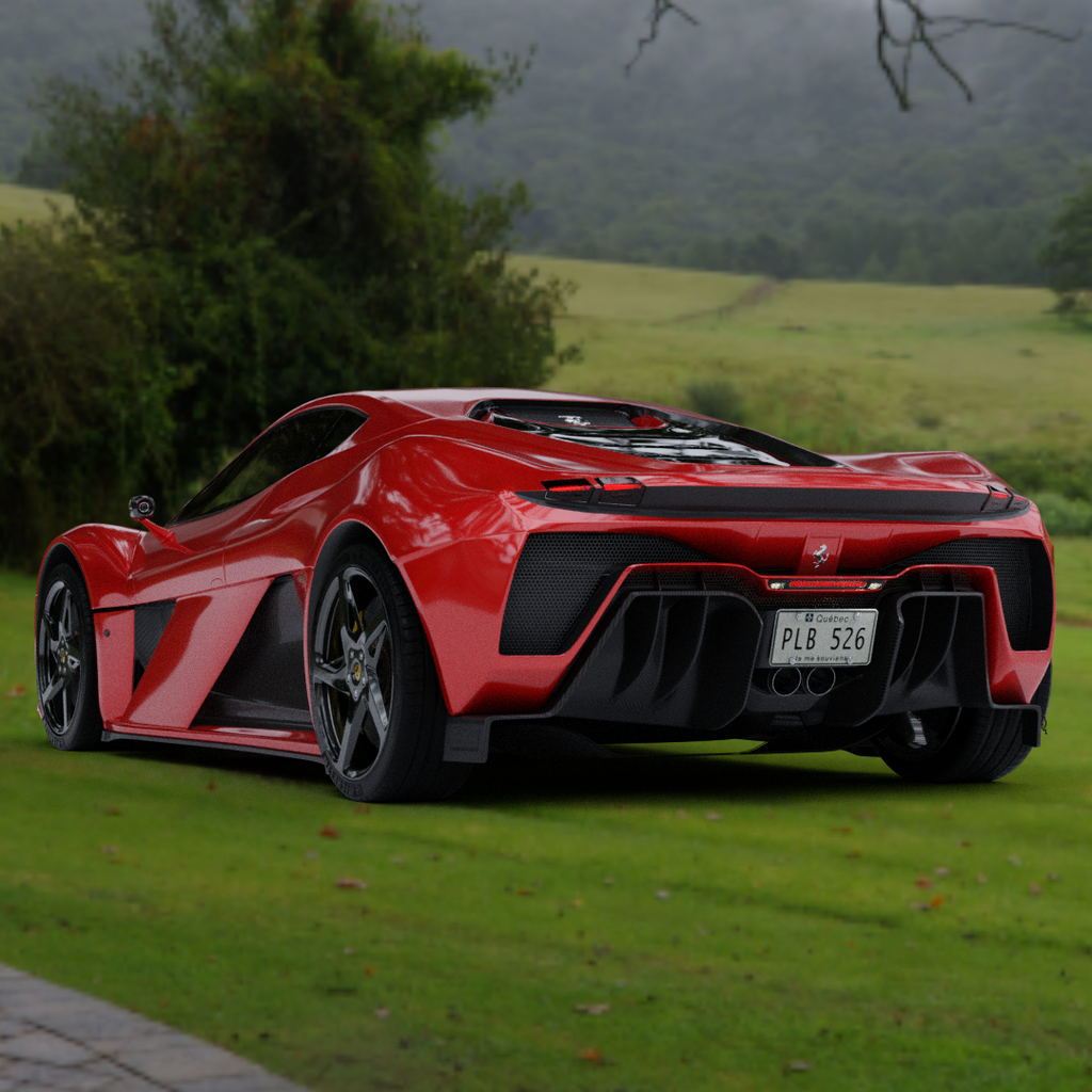 Lamborghini Auro PL | FREE 3D Car models | BlenderKit