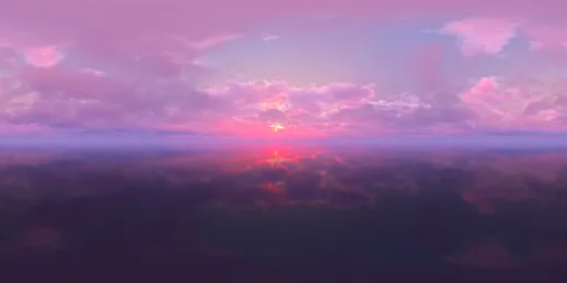 Sunset in the clouds