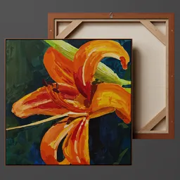 Painting Art Flower / Picture Frame