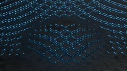 Neon Grid Matrix