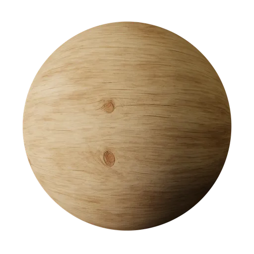 4K PBR natural wood texture for 3D modeling and rendering, high-resolution, realistic wooden surface details for Blender materials library.
