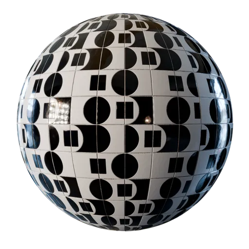 Dot Dash 8 Tiles | FREE ceramic materials | Blendkit