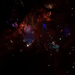Volumetric Dark Nebula Deep Space