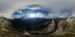 Aerial Dramatic Canadian Landscape