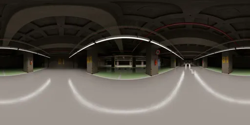 : Modern Underground Parking Garage