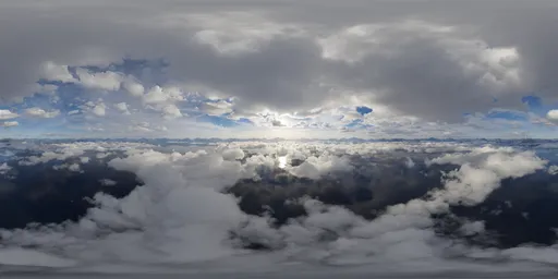 Aerial Clouds Mountain Landscape Day