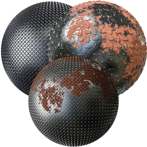 Procedural metal plate/rust