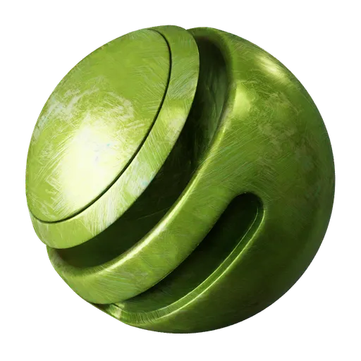 Scratched Metal Light Green