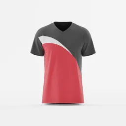 Sporty V-neck t-shirt