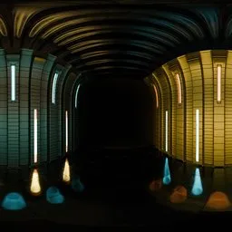 Futuristic Light Corridor