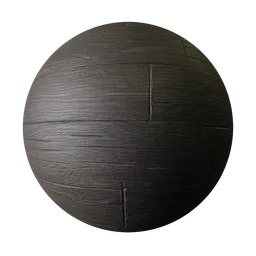 Old varnished wooden floor