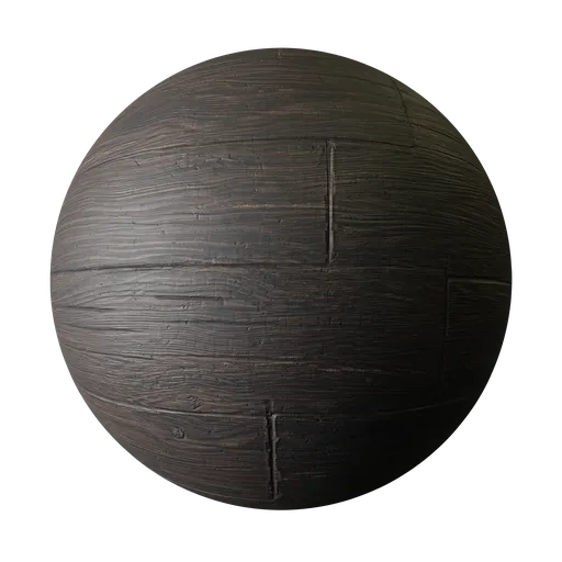 Old varnished wooden floor