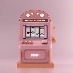 Gaming slot machine animation