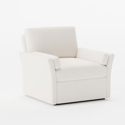 Accent linen armchair