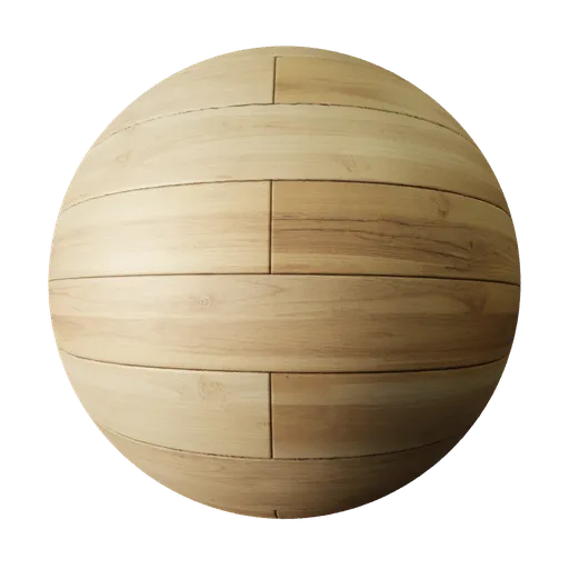 High-quality 2K PBR wooden floorboards texture for Blender 3D with seamless tiling and realistic displacement effect.